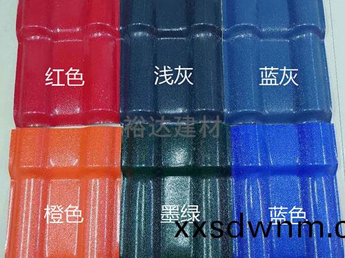 全新(xin)料樹(shu)脂(zhi)瓦
